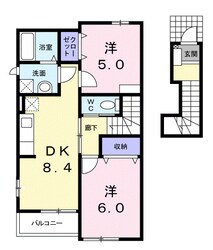 アンソレイエの物件間取画像